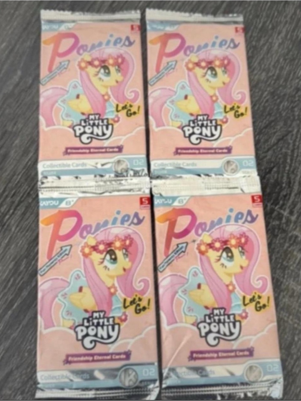 4x my little pony eternal friendship trading cards! Cute fun for all ages- NEW